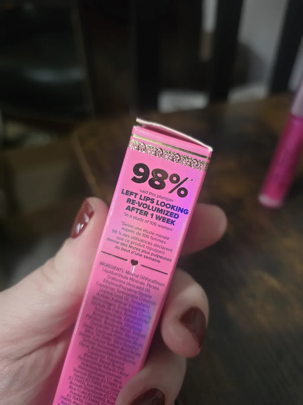 Too Faced Lip Injection Maximum Plump Lip Gloss - Pink Shimmer